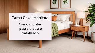 Com design elegante, a Cama de Casal Habitual é uma opção versátil para diversos estilos de quarto!