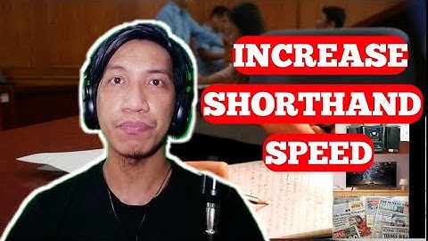 STENOGRAPHER GIVES SOME TIPS ABOUT SHORTHAND | INCREASE SPEED IN WRITING