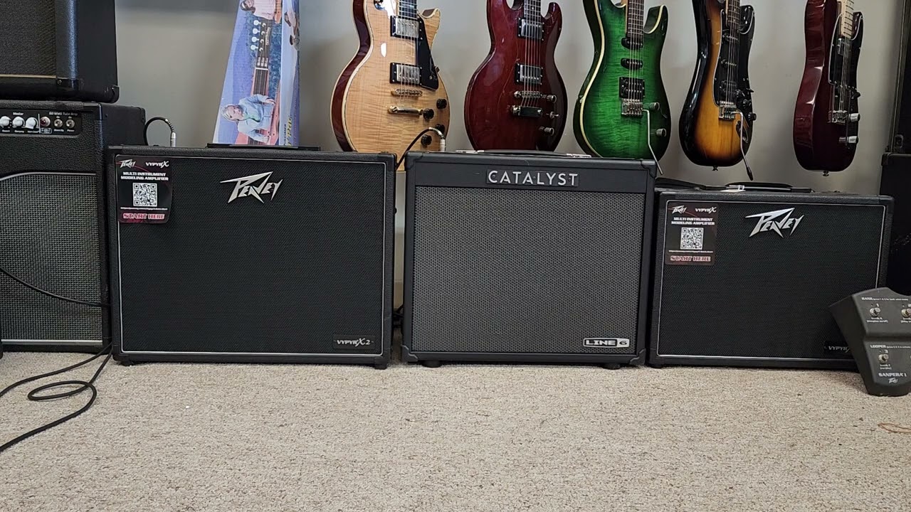 Peavey Vypyr X2 and Line 6 Catalyst 60 112 Hard Rock Gain Sounds (British  and Crunch) 