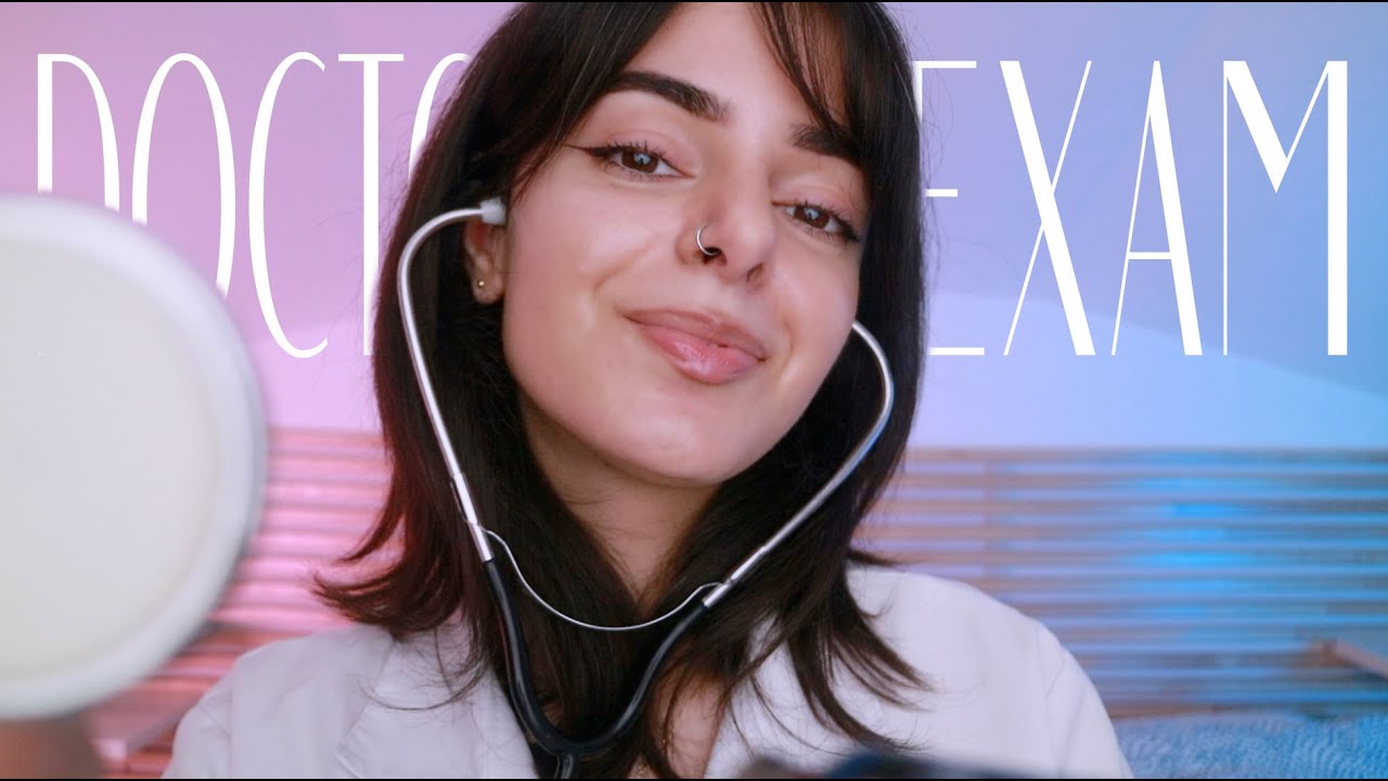 ASMR Doctor Examines You in DETAIL (Soft Spoken) Face Measuring, Temperature Check, Ear to Ear...