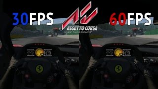 30FPS VS 60FPS Assetto Corsa LaFerrari @ Spa Francorchamps