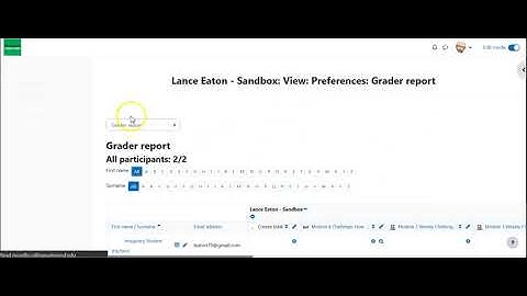 Overview of the Gradebook in Moodle 4.0