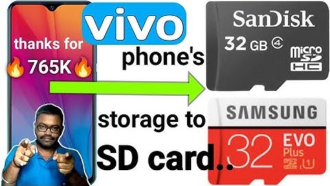 VIVO mobiles how to transfer files storage to sd card..