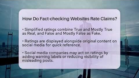 How Do Fact-checking Websites Rate Claims? - Everyday-Networking