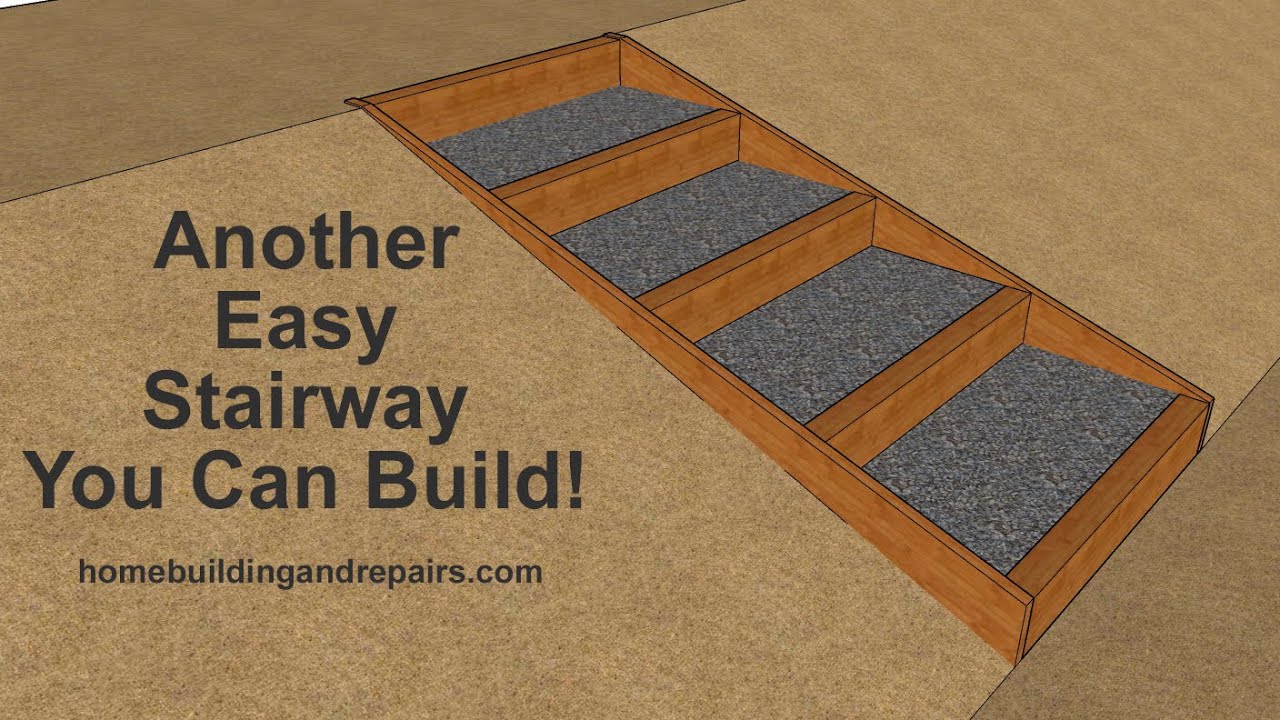 How to Build Outdoor Steps on a Steep Incline