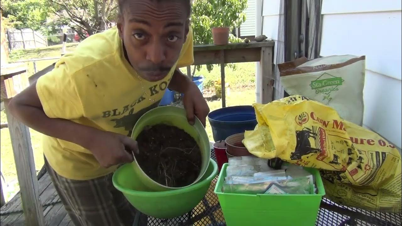 123 DONE! Perfect Container Soil Mix Reusing That Old Soil! Easy