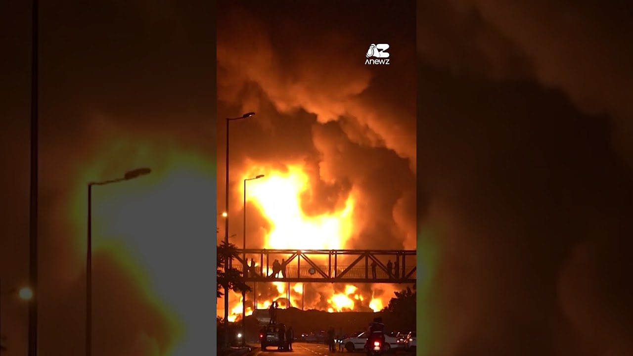 Fire rages at Tehran's Shahran oil depot after Israeli attack