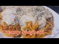 Creamy spaghetti  clarilyn vlogs