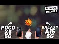 POCO X6 5G vs Galaxy A15 5G Qual é o MELHOR? (Comparativo)