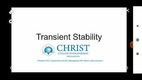 Transient Stability | Module 6 | PSA | KTU