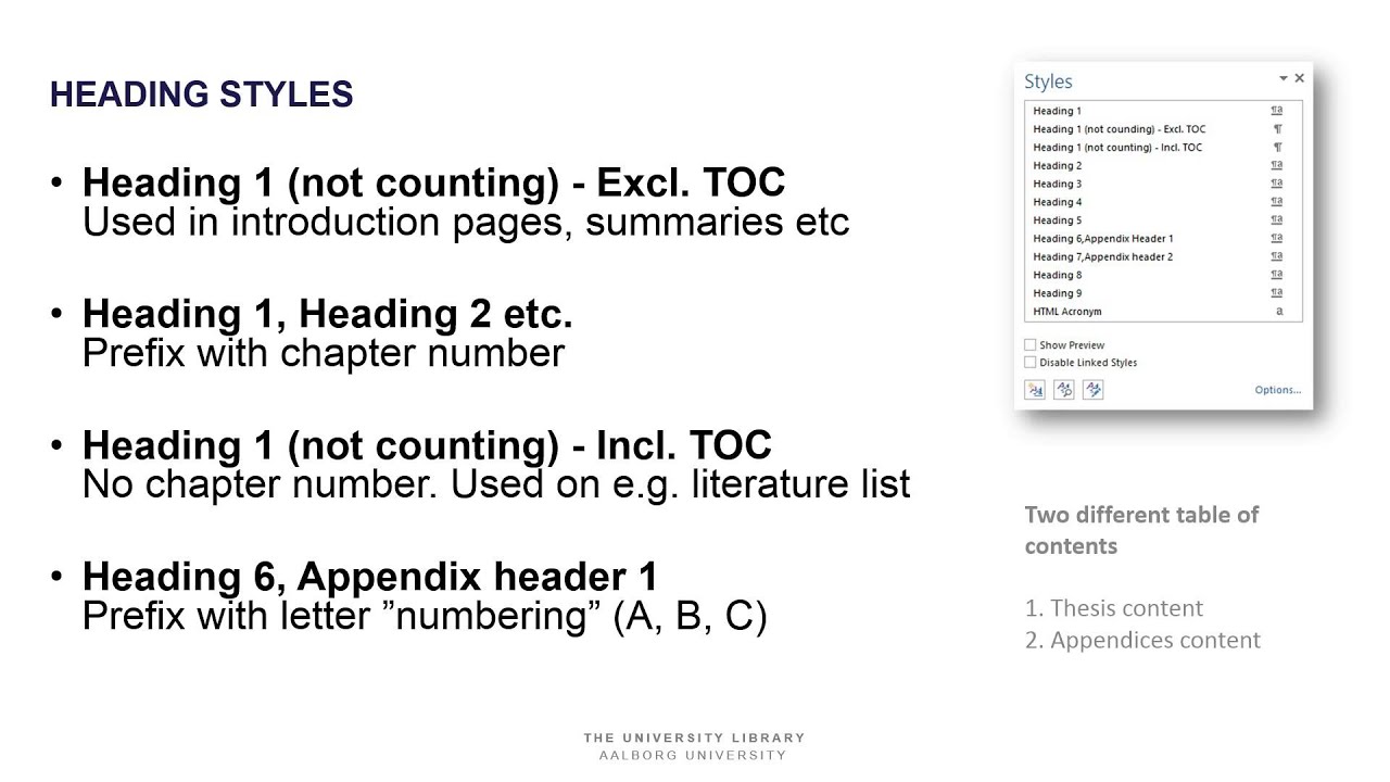 Writing a Thesis Using MS Word | Illinois Institute of Technology