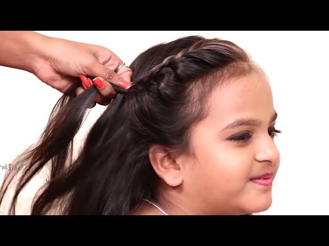 Cute Flower Hairstyles for Kids - Indian Beauty Tips