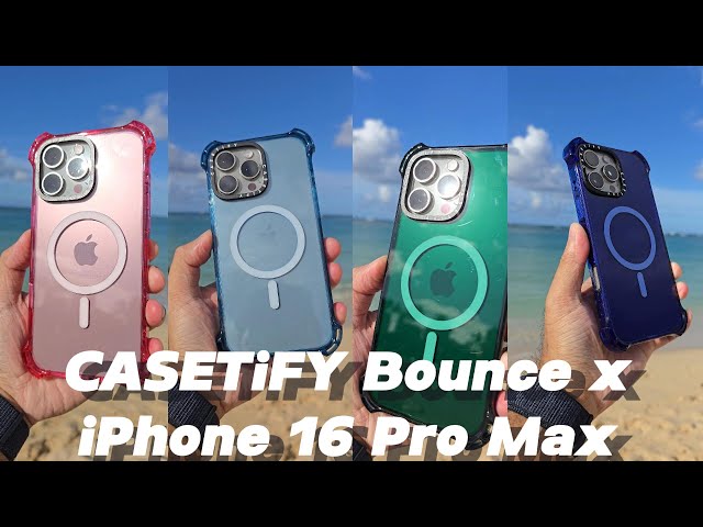 CASETiFY バウンス iPhone 16 Pro Max CASETiFY Bounce Review - Awesome Protective MagSafe Case for
