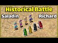 4 saladin vs 4 richard the lionheart lords battle stronghold crusader