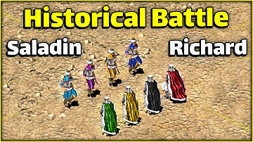 4 Saladin vs 4 Richard The Lionheart (Lords Battle) Stronghold Crusader