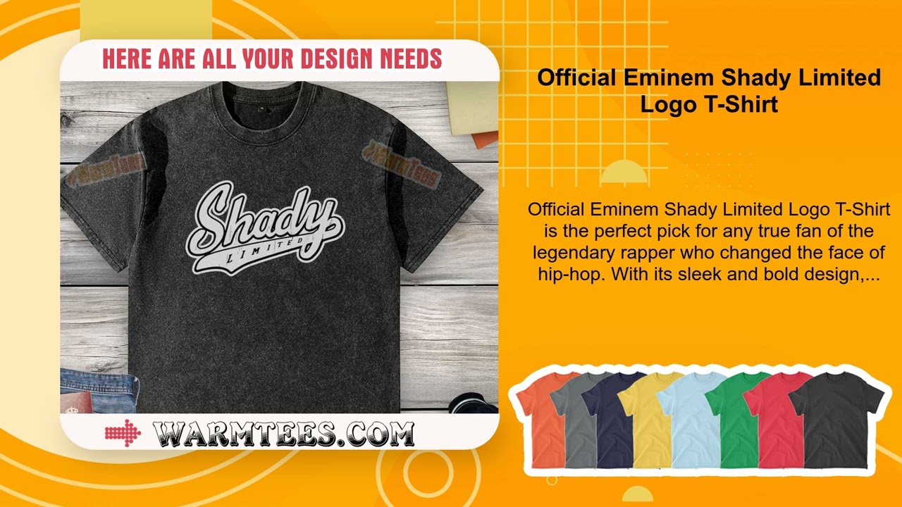 Official Eminem Shady Limited Logo T-Shirt