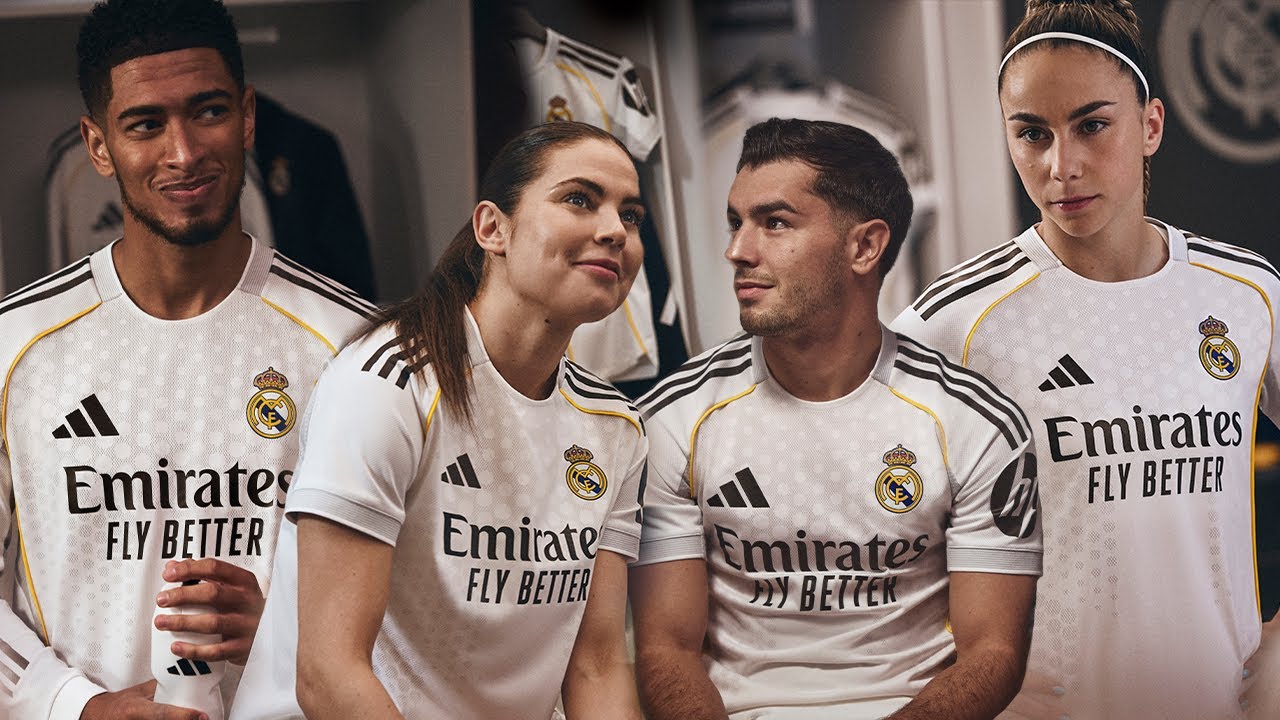 The NEW Real Madrid x adidas HOME jersey | 2025/26 - YouTube