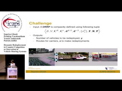 ICAPS 2015: &quot;Dynamic Redeployment to Counter Congestion or Starvation in Vehicle Sharing Systems&quot;