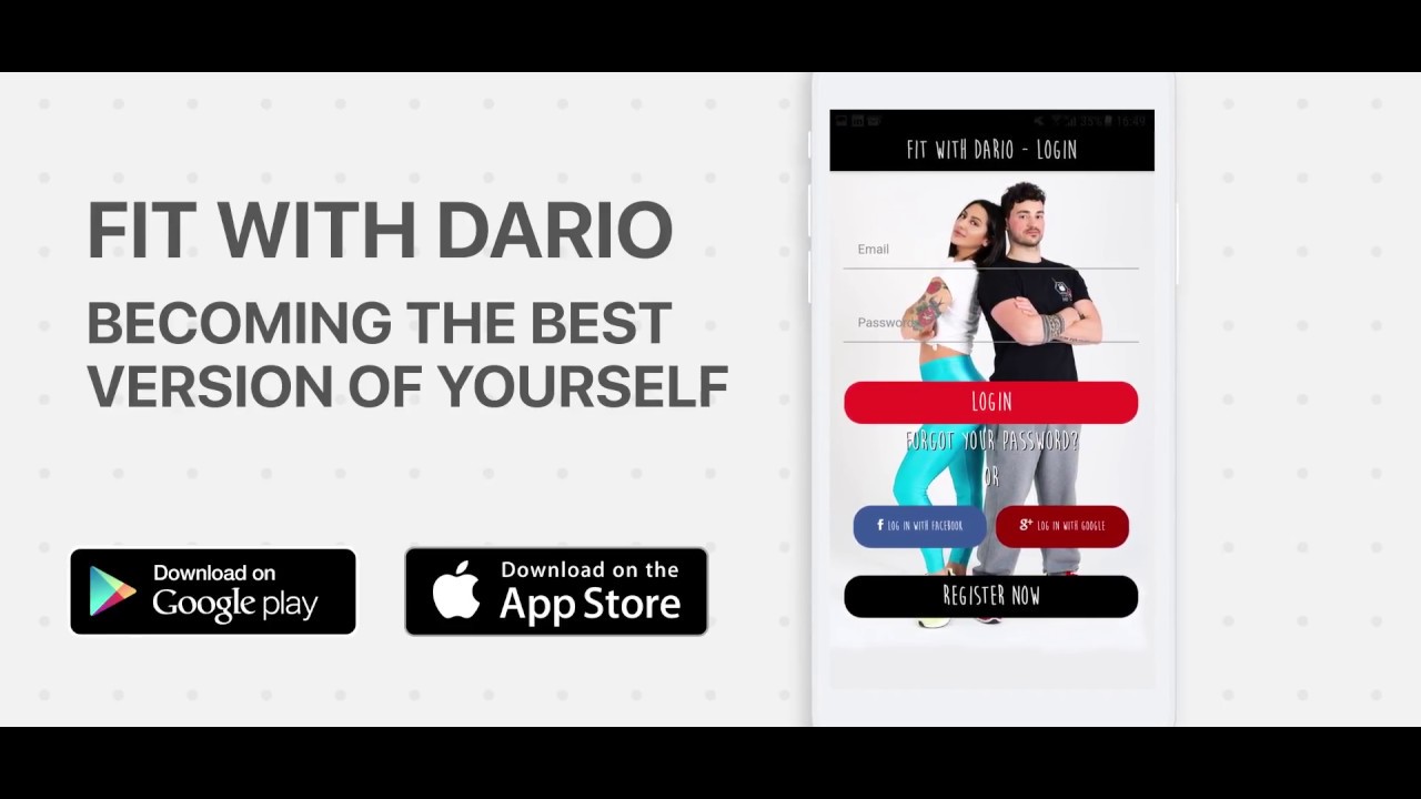 Fit with Dario App Preview YouTube