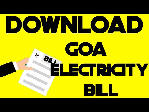 How to Download Goa Electricity Bill Online | Download Duplicate Electricity Bill