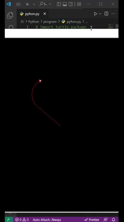 Draw Red Heart In Python Turtle | Python Programming Project | Python ...