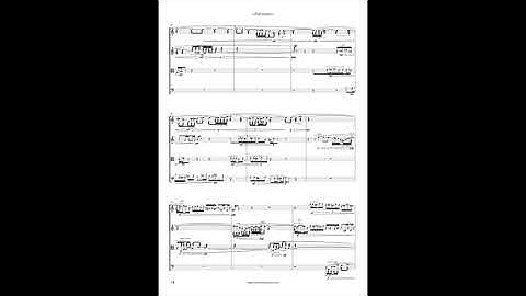 Byoubu, for string quartet — Xavier Pagès-Corella [with score]