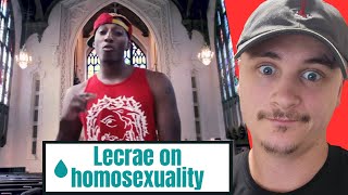 Lecrae on homosexuality || OVERFLOW