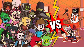 FNF R A M  But   Different Characters Sing It Everyone Sings RAM