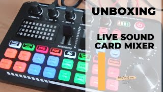 Get a First Look at a LIVE Soundcard Mixer with Our Unboxing Video