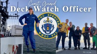 COAST GUARD DECK WATCH OFFICER // Erin’s First Patrol Recap - Lessons learned, Reporting in, Duty