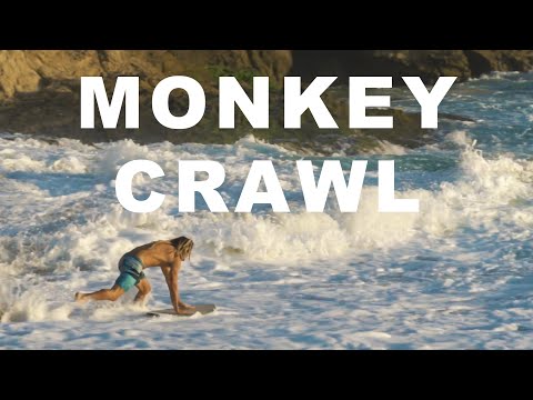 How to Monkey Crawl Drop Skimboarding