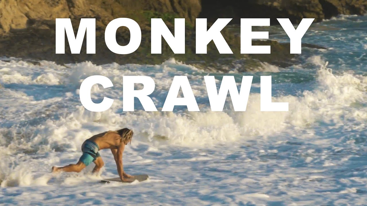 How to Monkey Crawl Drop Skimboarding