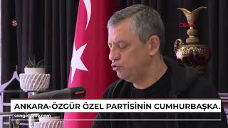 Ankara-Özgür Özel, Partisinin Cumhurbaşkanlığı Aday Ofisi Toplantısına Katıldı