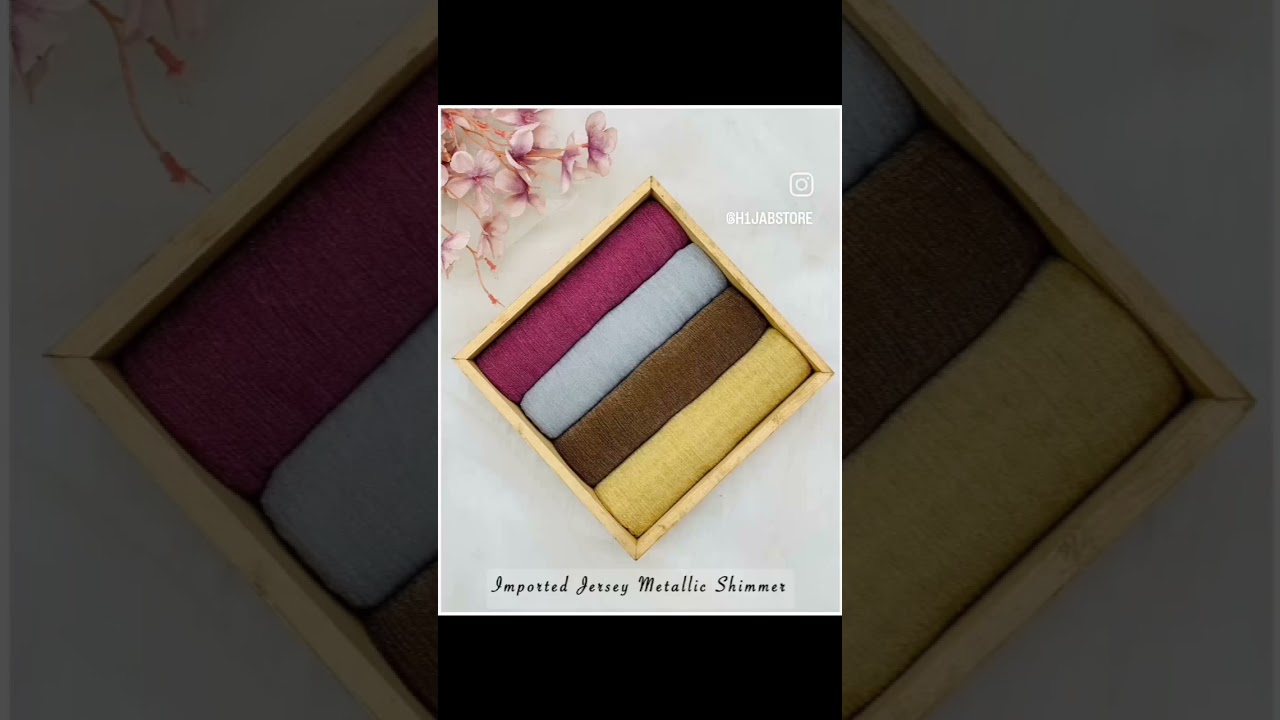 *_JERSEY METALLIC SHIMMER hijabs from h1jabstore 