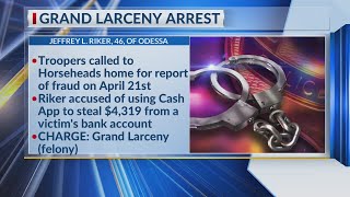 Odessa man charged with grand larceny following fraud investigation in Horseheads
