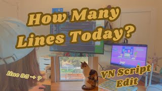 Editing a Visual Novel Script (Ren’Py) ✍️ | Cozy Indie Devlog