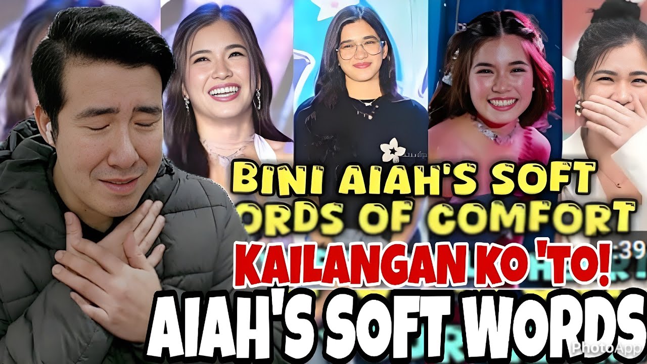 [REACTION] BINI Aiah’s Soft Words of Comfort: A Hug for Your Heart | BINI Aiah Comforting Words