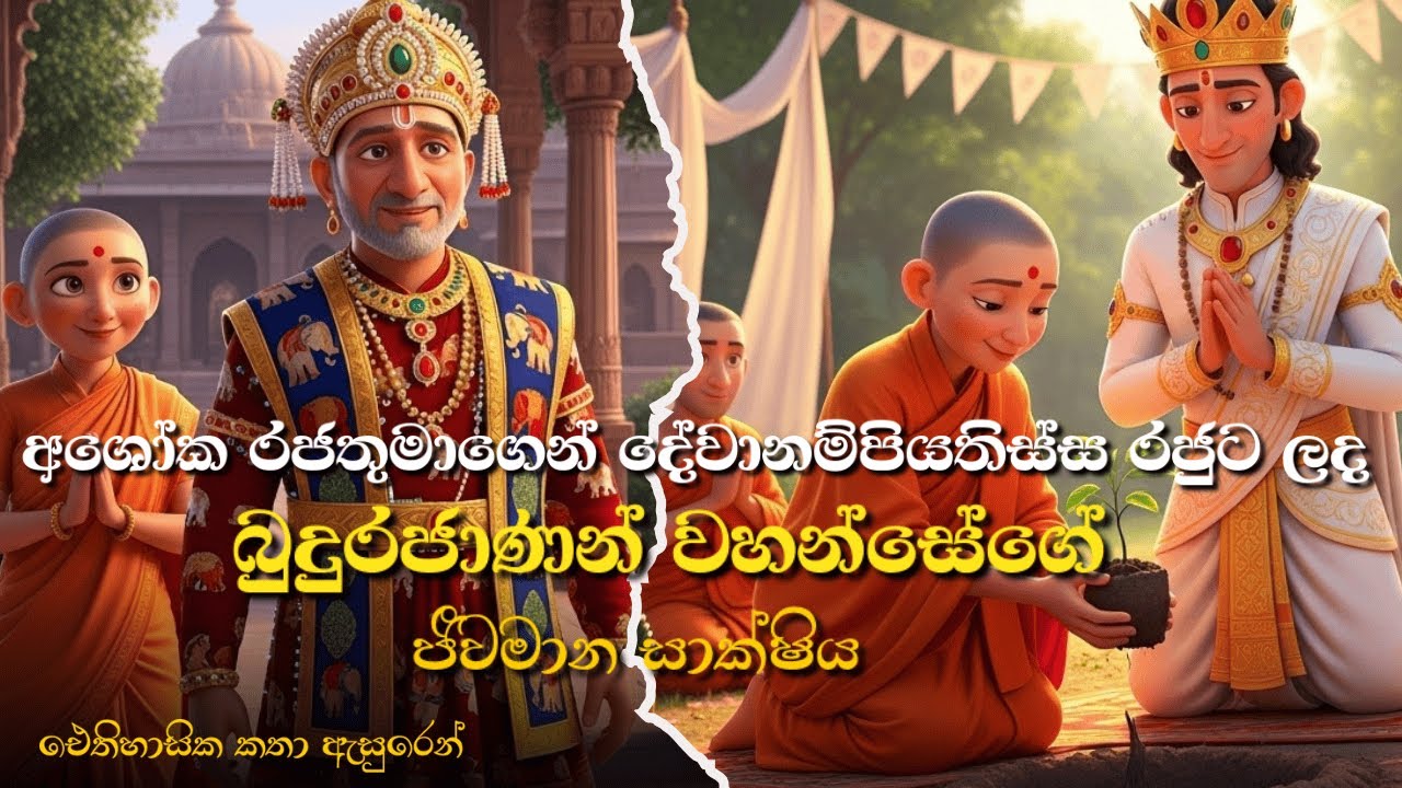 අශෝක රජතුමාගෙන් දේවානම් පියතිස්ස රජුට ලද බුදුරජාණන් වහන්සේගේ ජීවමාන සාක්ෂිය|ලංකාවේ ඓතිහාසික කතා