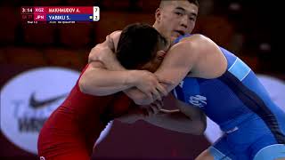 GOLD GR - 77 kg: A. MAKHMUDOV (KGZ) v. S. YABIKU (JPN)