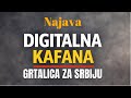 Najava - Digitalna Kafana: GRTALICA ZA SRBIJU - 10. JANUAR 2026. 20H (po balkanskom vremenu)