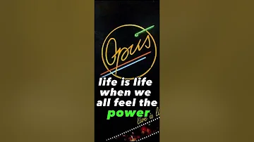 Opus Live IS Life. Lyrics 🌀💌🌀