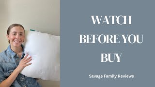Review-Oubonun 18 x 18 Throw Pillow Inserts