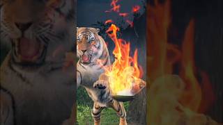 make fire attack tiger