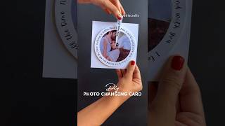 Diy photo changing magic card #crafts #diy #papercrafting #photochangingcard #gift #handmadegifts