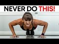NEVER Do Push Ups Like This - Avoid These 4 Common Mistakes