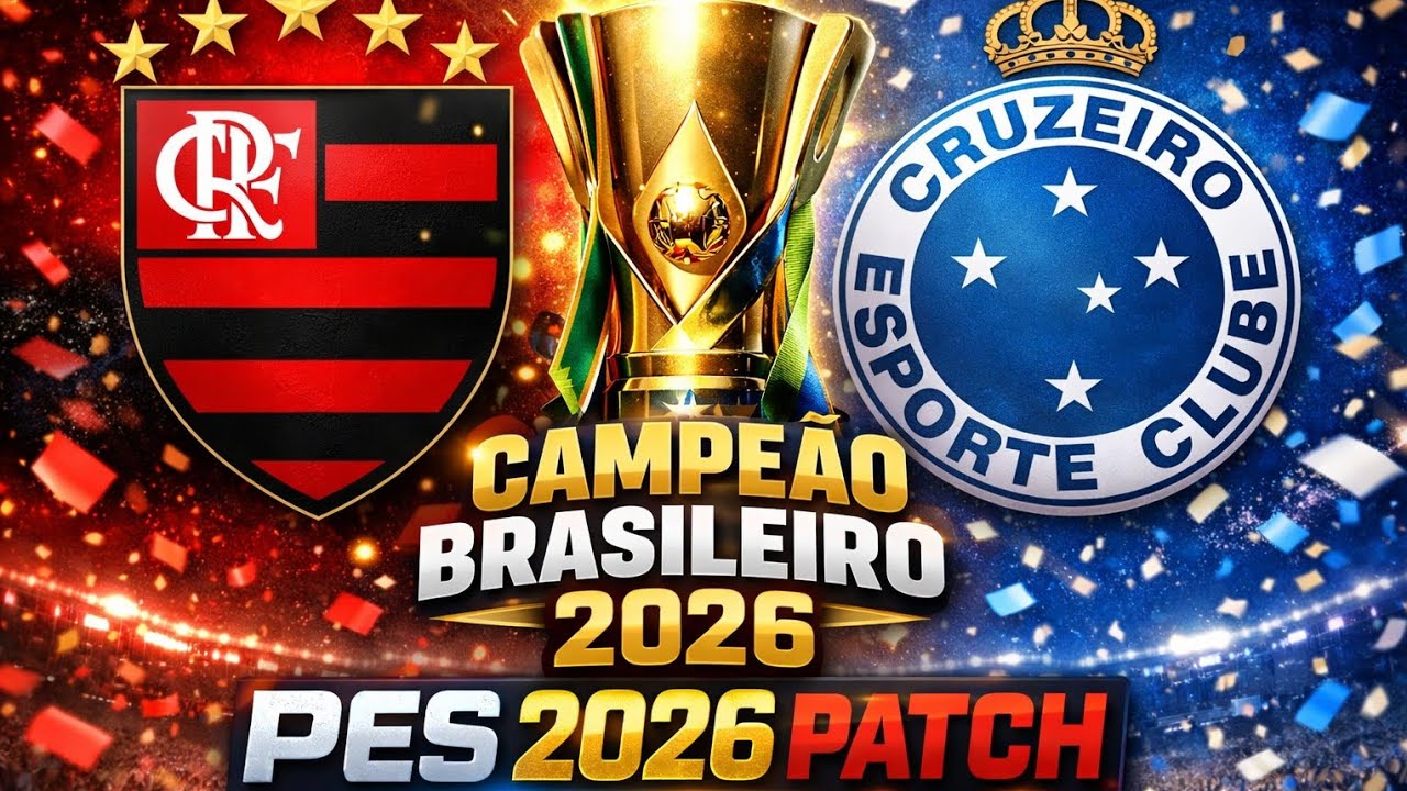 FLAMENGO X CRUZEIRO BRASILEIRÃO GOGOPES 2026 PS4 PATCH PS4 DESBLOQUEADO BRASILEIRÃO E NARRAÇÃO 