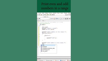 #14 Print Even and Odd Numbers || C Program #shorts #shortvideo #cprogramming #coding #loop