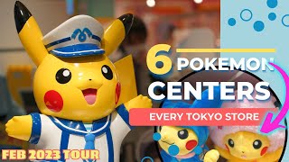 Visiting ALL 6 Tokyo Pokémon Centers Tour - Feb/Early March 2023 - Sprigatito is EVERYWHERE!