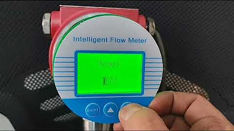 inline thermal mass flow meter