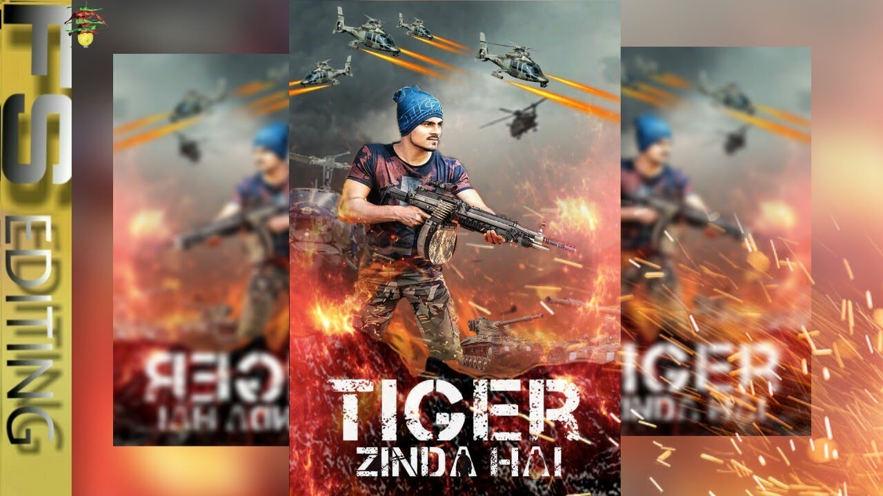 2018 PapPya Gaikwad Tiger Zinda Hai Movie Poster Tututorial Edit